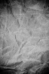 Naklejka premium Black paper crumpled texture.