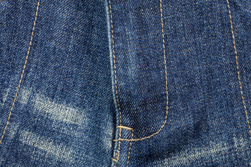 Blue jeans texture background.