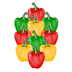Paprika colorful 