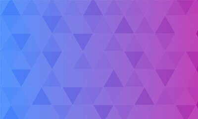 Obraz premium Purple triangular background, geometric wallpaper with gradient for presentation