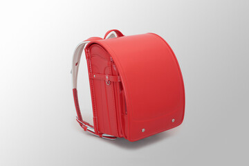 赤色のランドセル　白バック