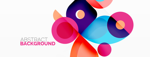Colorful geometric pattern, minimal abstract background for wallpaper, banner, presentation