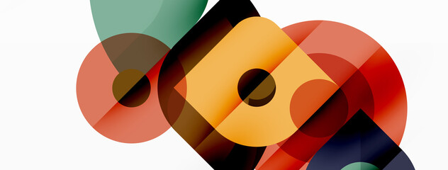 Colorful geometric pattern, minimal abstract background for wallpaper, banner, presentation