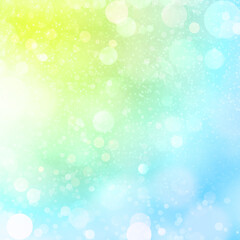 涼しい夏の光　水色背景04
