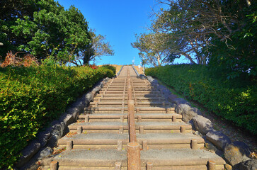 静岡県磐田市竜洋海浜公園の津波避難所