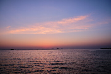 Sunset at Western Sea