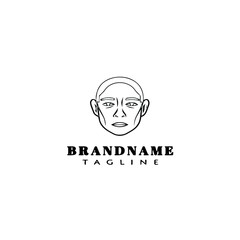 style avatar logo icon design template vector illustration