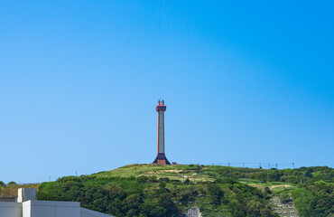 開基百年記念塔  夏の稚内市観光イメージ
