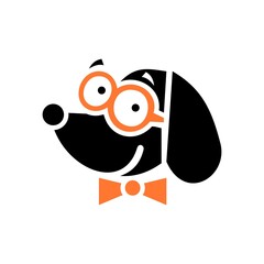illustration of a dog head