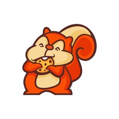 squirel with a cookie