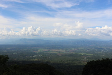 Fototapeta premium clouds over the mountains