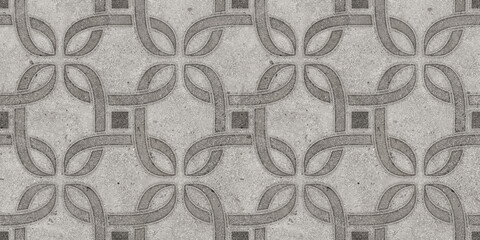 geometric pattern with cement texture