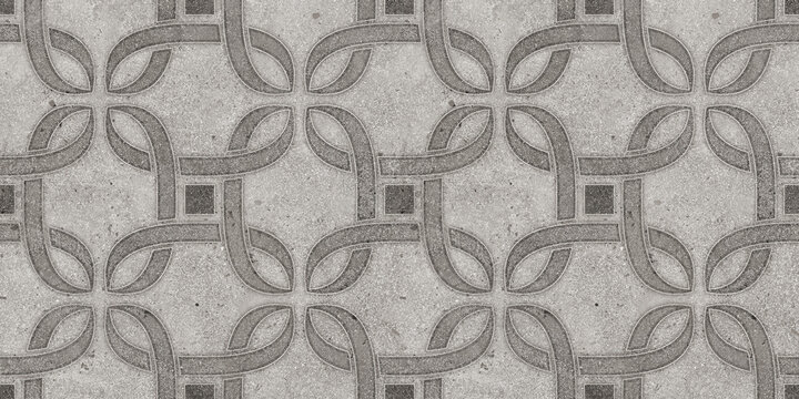 geometric pattern with cement texture