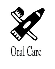 Oral care illustration symbol icon eps 10