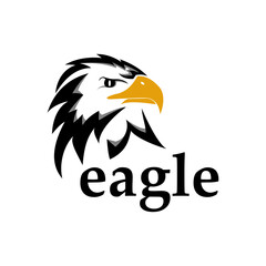 eagle head logo creative modern simple template design