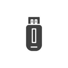 USB flash drive vector icon