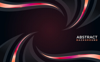 Abstract Dark Maroon Background Combined with Shinny Orange Lines.