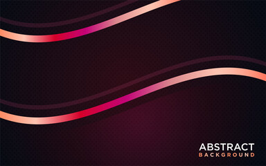 Abstract Dark Maroon Background Combined with Shinny Orange Lines.