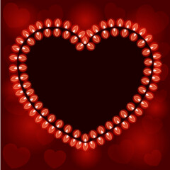 Obraz premium Corazón Iluminado.