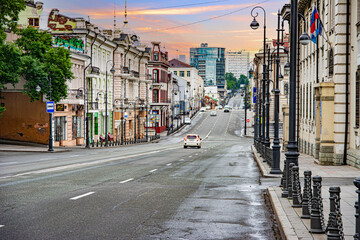 ウラジオストク市街の風景