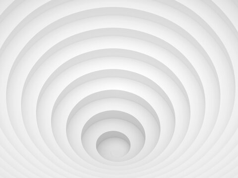 Abstract white helix background, 3d render © evannovostro