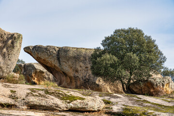 Los Barruecos Natural Monument, Malpartida de Caceres, Extremadura, Spain.