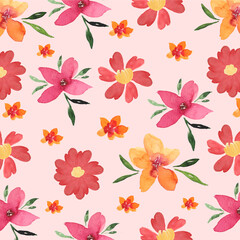 seamless pattern with flowers