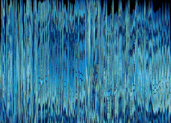 Static noise. Glitch art. Transmission interference. Matrix damage. Blue color gradient distortion...