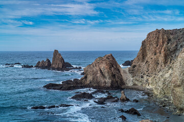 Sirens Reef located in the Cabo de Gata Nijar park, Almeria Spain