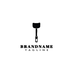 fly swatter logo icon design template vector illustration