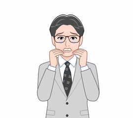 中年のサラリーマン