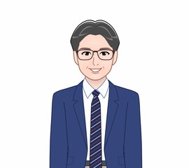 中年のサラリーマン