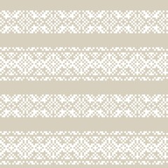 Christmas Fair Isle Seamless Pattern Design