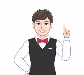 バーテンダーの男性