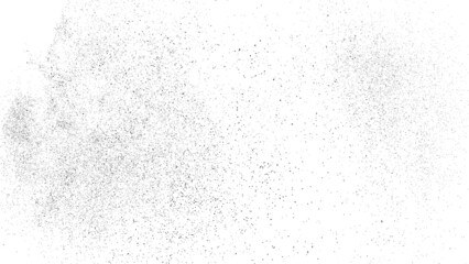 Distressed black texture. Dark grainy texture on white background. Dust overlay textured. Grain noise particles. Rusted white effect. Grunge design elements. Vector illustration, EPS 10.