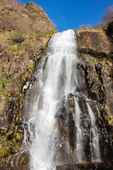 Fototapeta premium 流れ落ちる滝 