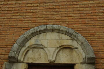 Manoppello - Abruzzo - Abbey of Santa Maria d'Arabona - Detail of some lunettes