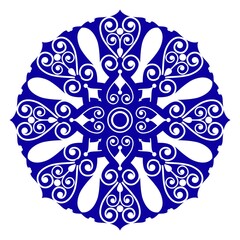 flower decorative round