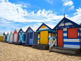 Brighton Beach Bathing Houses Melbourne Australia