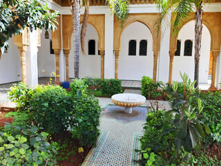 Fototapeta na wymiar Mohammed VI public mosque in Meknes City, Morocco 