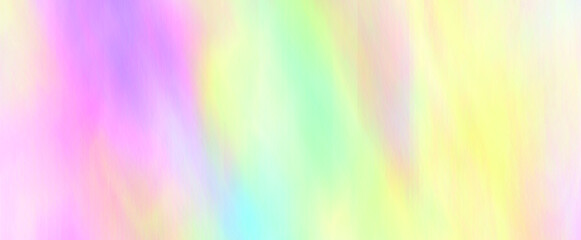 Very beautiful rainbow texture. Holographic Foil. Wonderful magic background. Fantasy colorful card. Iridescent art. Trendy punchy pastel