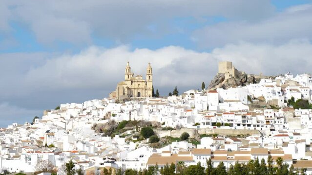 Olvera-  beautiful city landscape in Andalusia- Spain
