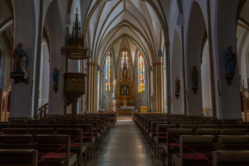 Barocker Innenraum einer Kirche