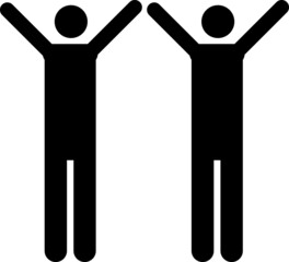 Boys happy friend icon. Element of friends icon.eps