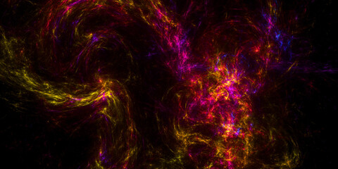 Banner Star field background . Starry outer space background texture . Colorful Starry Night Sky Outer Space background. 3D illustration
