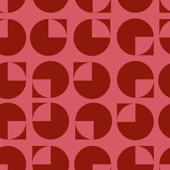 abstract geometric seamless pattern in bright colors