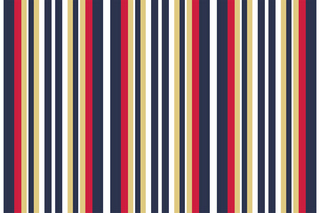 Stripes vector seamless pattern. Striped background of colorful lines. Print for interior design, fabric.