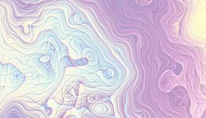 Abstract wavy fractal