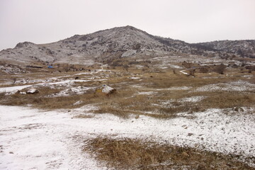 macin mountains in romania, tulcea, oldest mountains in europe