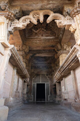 Fototapeta na wymiar KANDARIYA MAHADEV TEMPLE: Entry Torana or gate, Western Group, Khajuraho, Madhya Pradesh, India